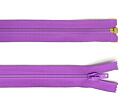 Zips plastový špirálový deliteľný 6 mm dĺžka 60 cm - fialová 35