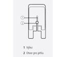 šijacie stroje Bernina pätka predžínovinu č. 8 popis a nákres