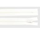 Zip plastový spirálový nedělitelný 4mm délka 50 cm - 0 bílá