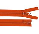 Zip kostěný dělitelný 5mm - dvoucestný - oranžová