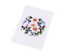 Sada na vyšívání s předlohou - bílé květy